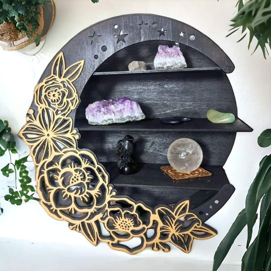 Moon Shelf For Crystal Display