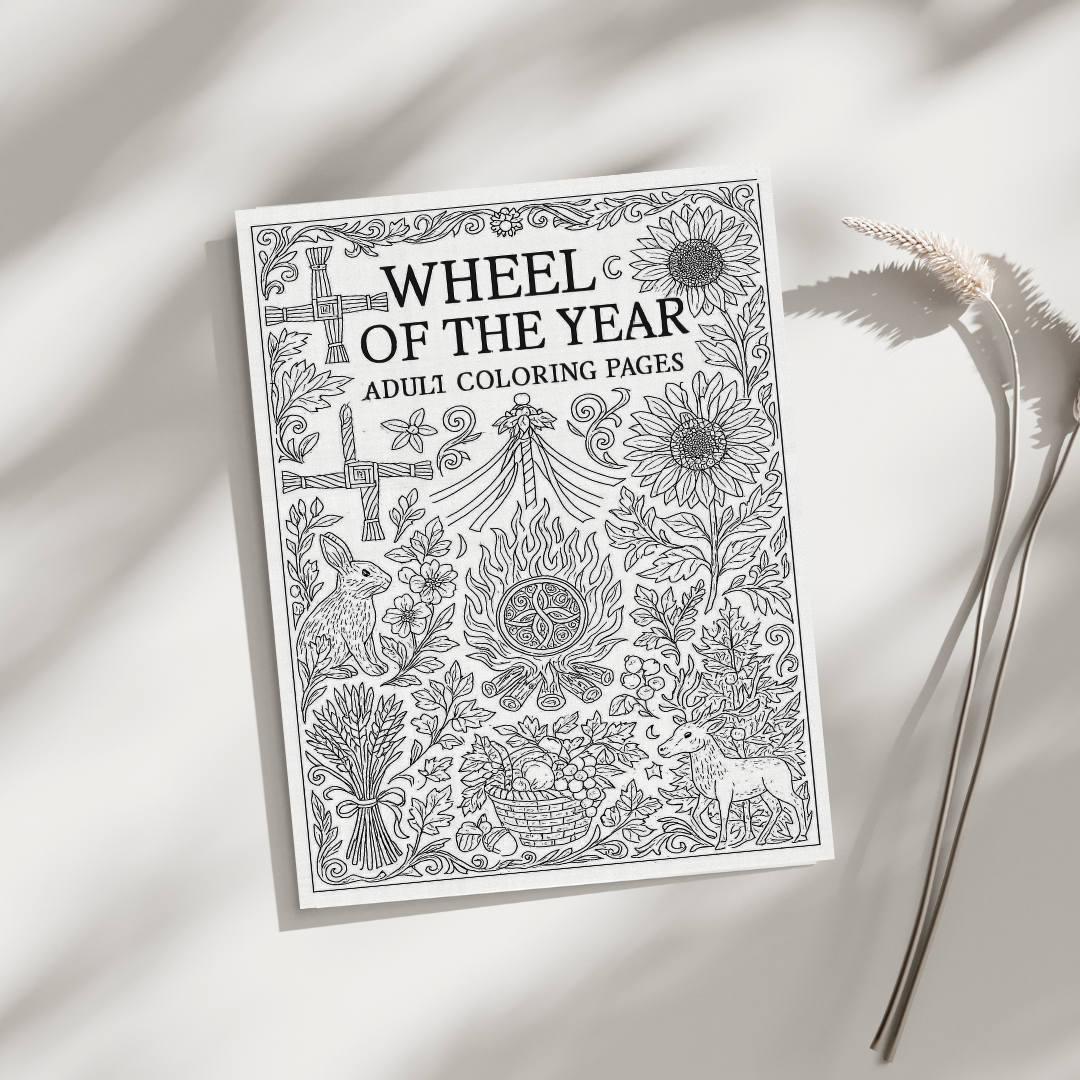 Wheel of the Year Coloring Pages