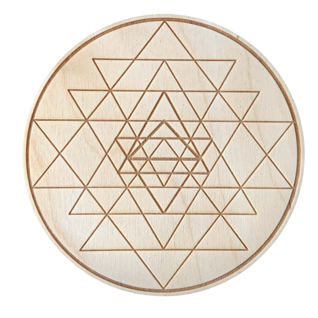 Sri Yantra crystal grid meaning