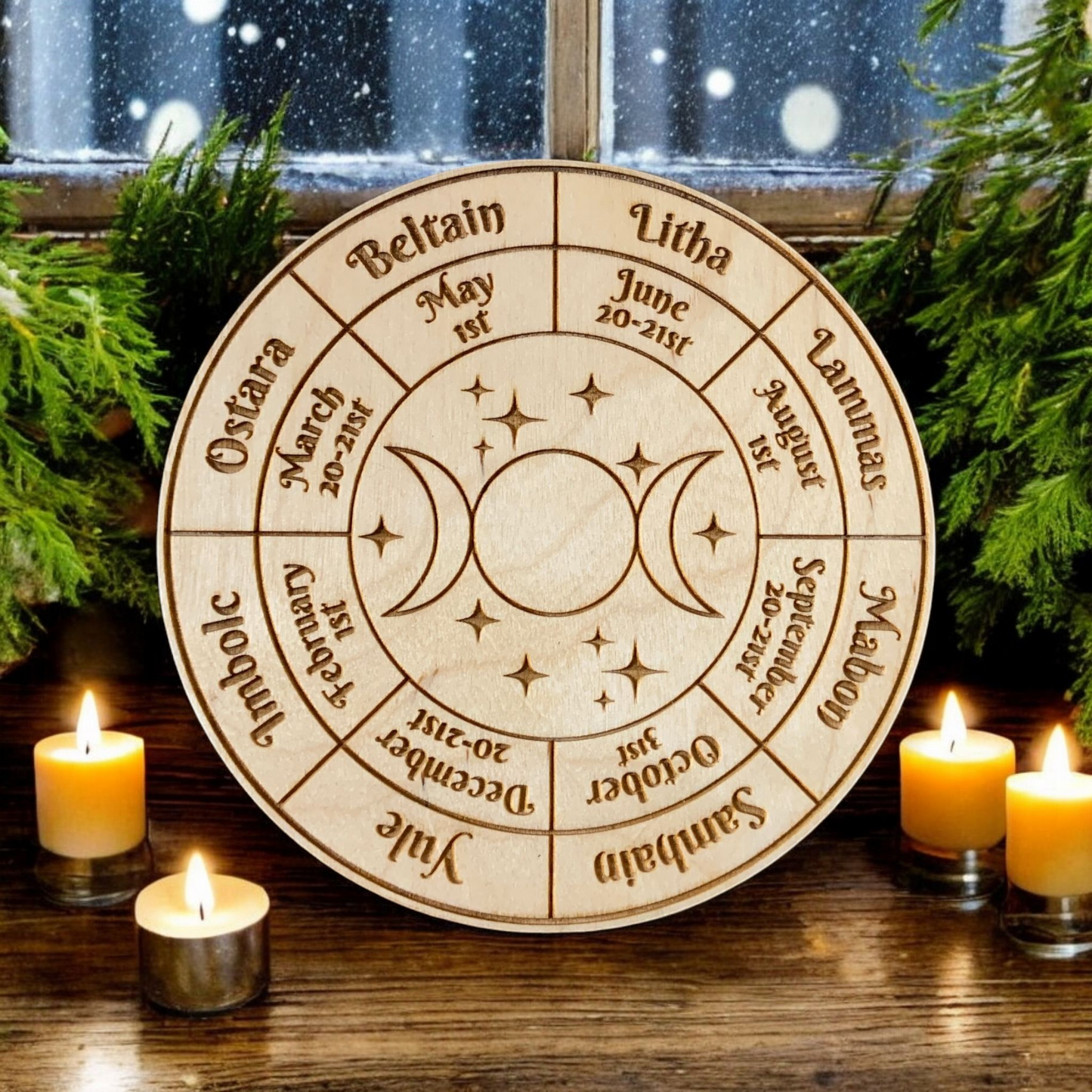 Wheel Of The Year Calendar Decor