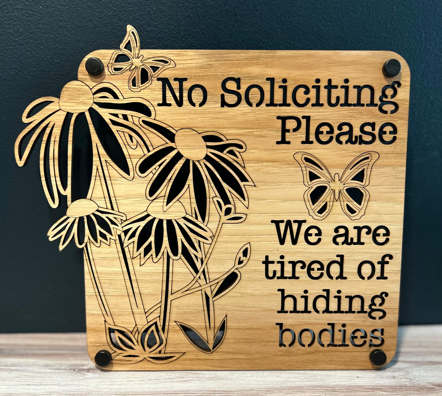 Funny No Soliciting Sign for Homes