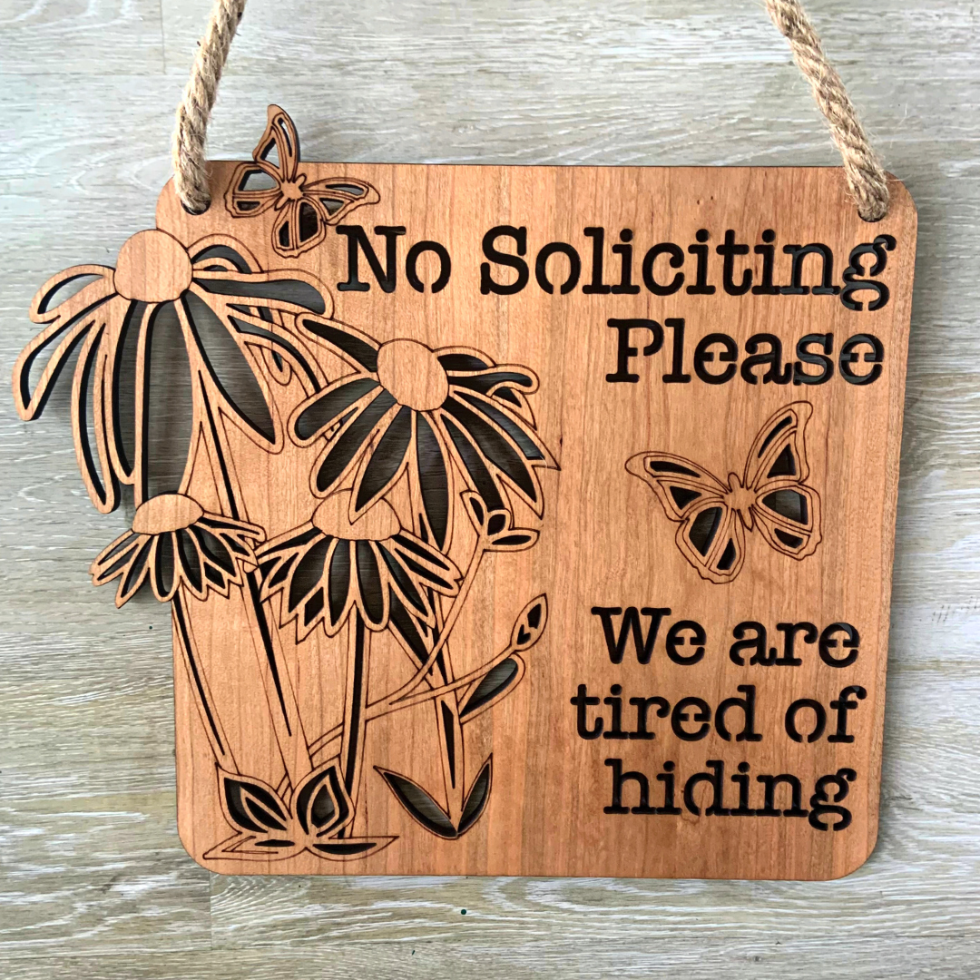 Funny No Solicitor Sign