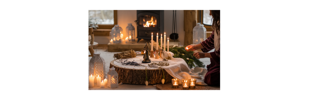 Setting up an Imbolc Altar