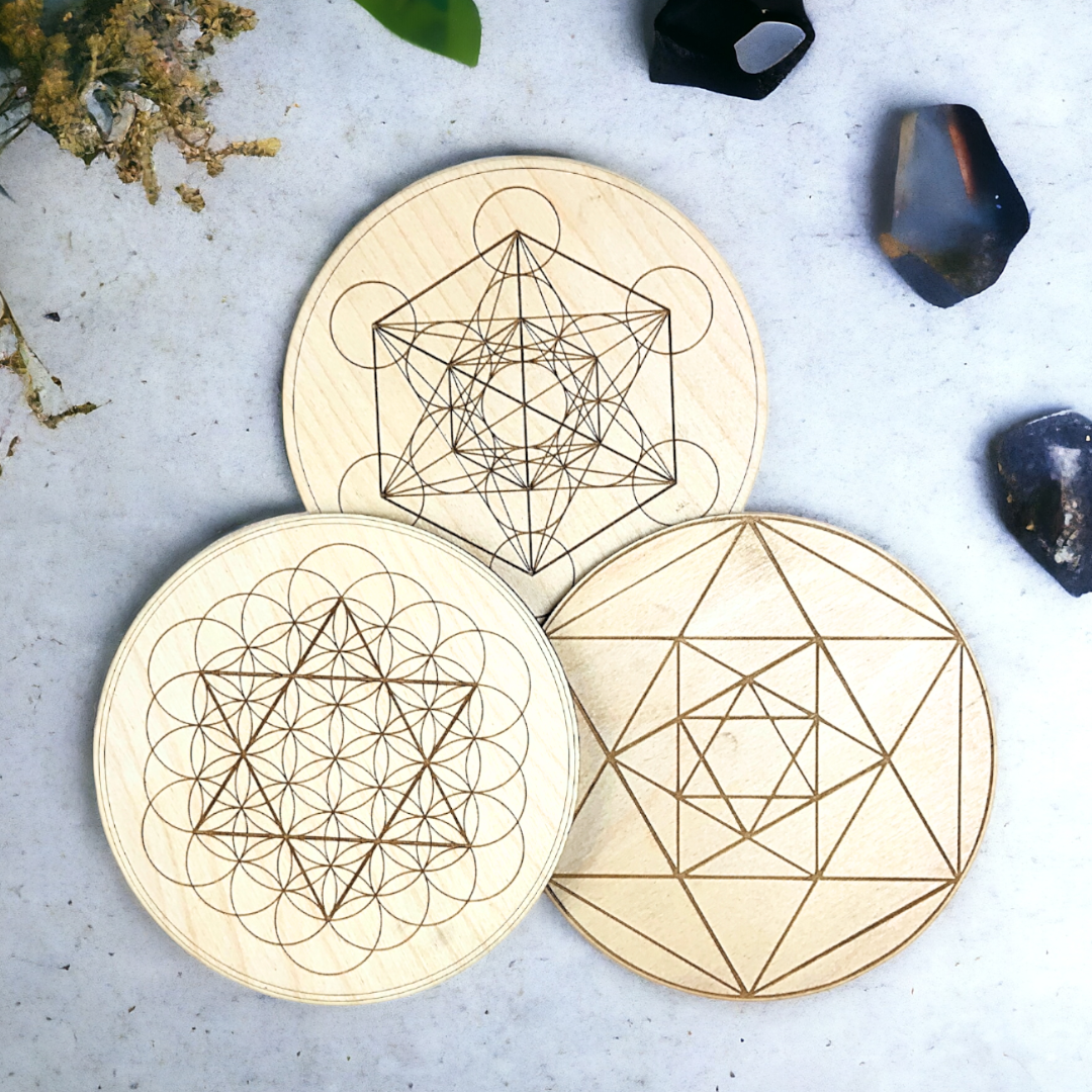 Sacred Geometry Crystal Boards