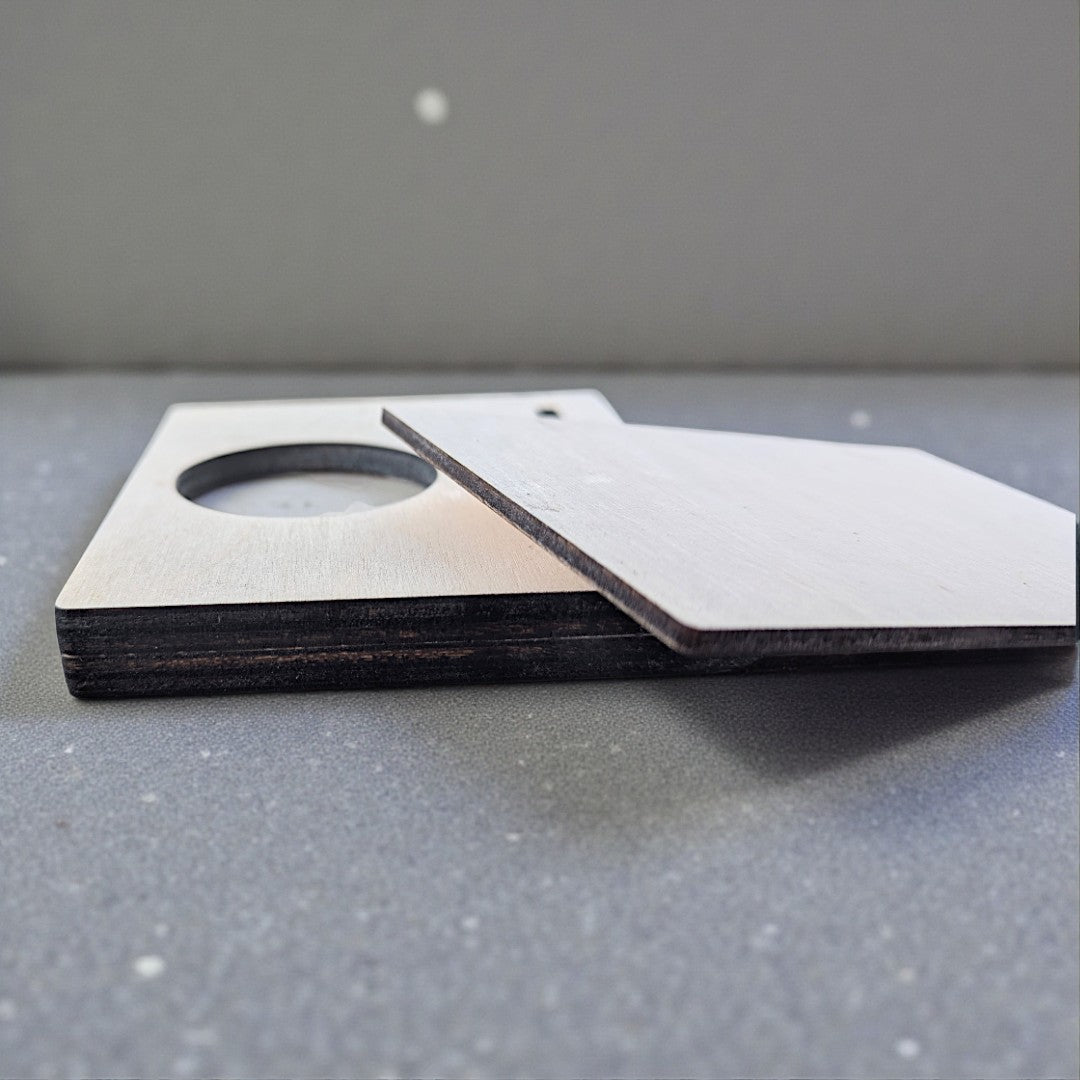 DIY Ostara Tealight Holder Kit – Unfinished Wood Craft