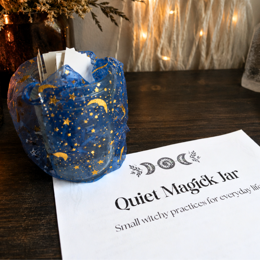 Quiet Magick Jar – Beginner Witchcraft Printable PDF