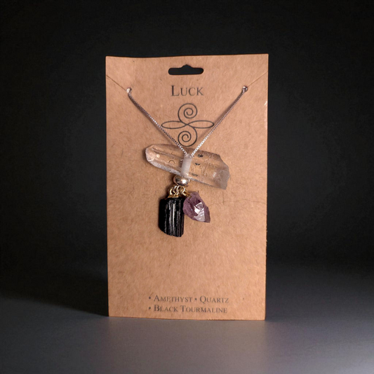 Crystal Necklace for Good Luck