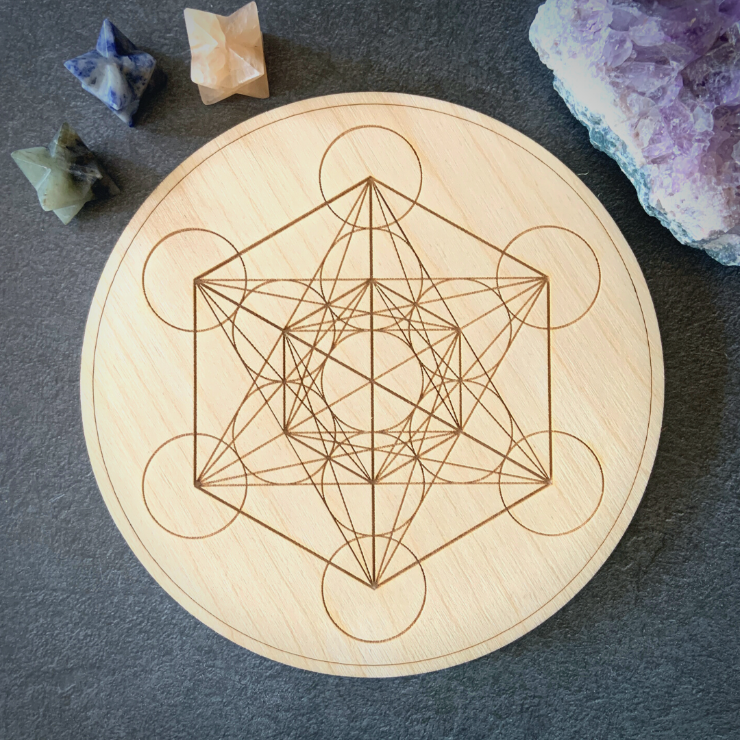 Metatron's Cube Crystal Grid for Stability and Harmony