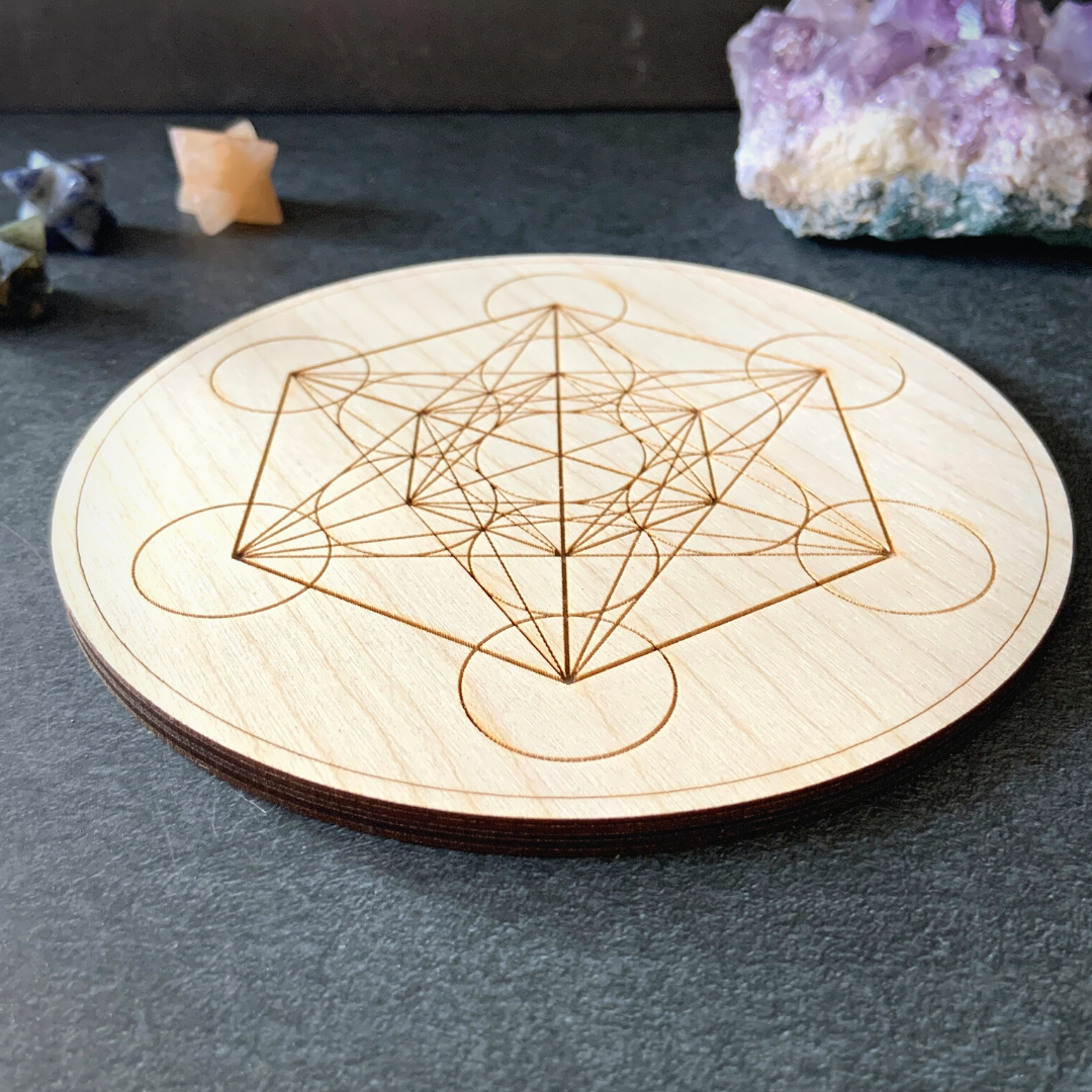 Metatron's Cube Crystal Grid for Stability and Harmony