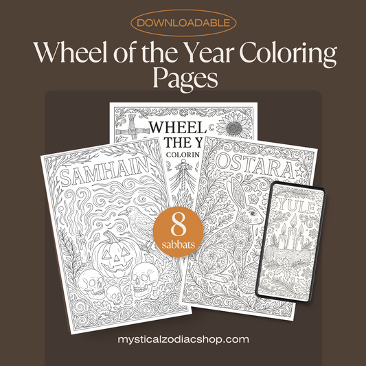 Wheel of the Year Coloring Pages