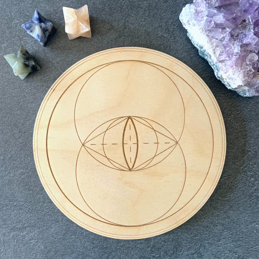 Vesica Piscis Crystal Board